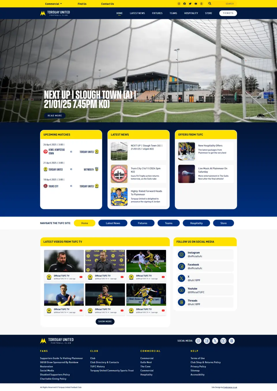 TORQUAY UNITED FOOTBALL CLUB